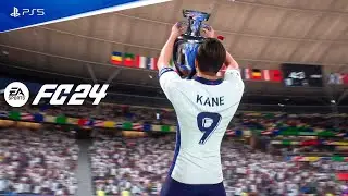 FC 24 Англия vs Германия Евро 2024 - Финал [PS5 Slim] Полный Матча