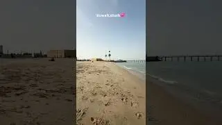 Kuwait sea side🇰🇼🥰#beach #beachvibes #kuwaitcity #fyp #foryou #seaside