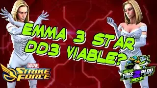 Is Emma Frost Viable For Dark Dimension 3 At Only 3 Stars? Video Footage - Marvel Strike Force