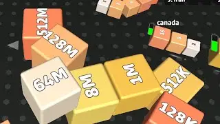 Cubes 2048.io Game  🎲 A NEW GAME 🎲 CUBES SNAKE 2048.io Gameplay