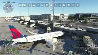 Microsoft Flight Simulator 2020 Bredok3d Boeing 737 MAX Ver1.5 Cold & Dark San Jose to Sacramento Ca
