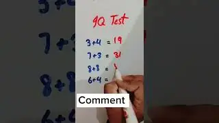 IQ test || #bestyoutuber #maths #livetricks #mathtricks #youtube #livemath #ytshorts #shorts #viral