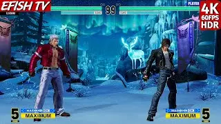 Orochi Yashiro vs Kyo Kusanagi (Hardest AI) - KOF XV