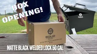 NEW - Open Box Black 50 Cal Ammo Can with Welded Lock