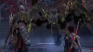 God of War 2018 &ndash; Битва с боссом Валькирия Гейрдрифул | Кратос против Гейрдрифула