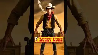 🤠 Lucky Luke REAL LIFE #luckyluke #cartoon #midjourney #klingai #pixverse #ai #aiart #livingcartoon