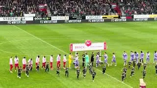 FC WINTERTHUR VS FC BASEL #fromirelandandbeyond #swisssuperleague 