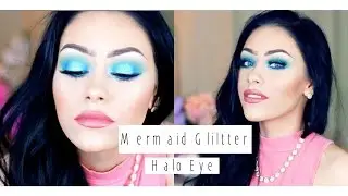 Mermaid Glitter Halo Eye Look | Cassi Lee ♡