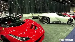 RARE Ferrari Supercars on Display at Detroit Auto Show 2026