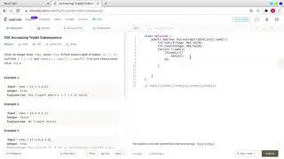 334. Increasing Triplet Subsequence with explanation || Leetcode