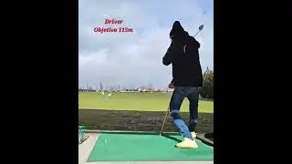 Cancha de Pr&aacute;cticas. Driver. Objetivo 110 m. Golf adaptado. 3 Feb 26. Good. 🌥️ 4 gr ❄️ 💯💪