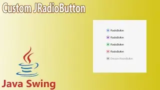 Java Swing - Custom JRadioButton