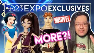 MORE Disney D23 2022 Exclusives - Limited Edition Megara & Hercules Platinum Doll Set | REACTION