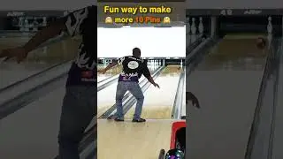Bowling: Fun Way To Pick Up 10 Pin#bowling #shorts