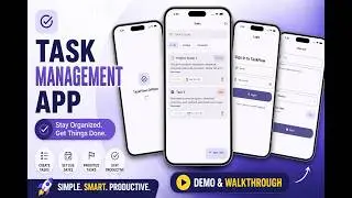 Flutter Offline Task Management App Demo | Hive + GetX
