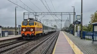 Przelot EP09-046 ze składem IC MEHOFFER przez Lubzine