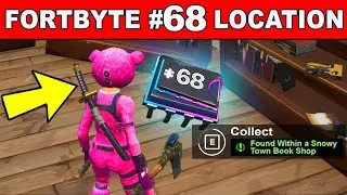 Fortbyte #68 Location Found Within A Snowy Book Shop