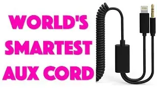 The Slick UNOOE Car Aux Cord with Lightning - Reviewed!