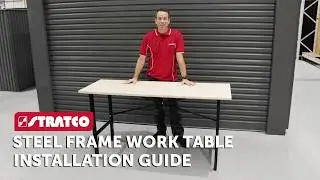 Stratco | How To Assemble the Steel Frame Work Table SS 10083 2025