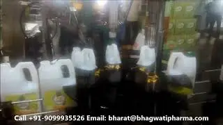 Jerry Can Single Head Screw Capping Machine with cap elevator