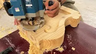 How To Make Curved Wood Bench from Monolithic Hardwood // Best DIY Woodworking Projects for Beginner