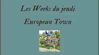 #europeantown  frame 1 Week 5 Balade au calme #pointdecroix #crossstitch