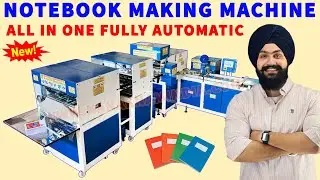 Fully Automatic Notebook Making Machine price in India, 4 in 1 Notebook Making Machine price