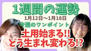 【週間運勢】2026年1月12日〜1月18日 色んな不調が起きるかも！？どんな対応していくか！ #九星気学 #運勢 #占い 