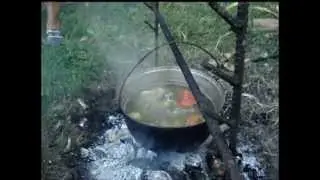 Fiskars X10,fishing,Cooking, soup, fish soup, Турунчук, день рыбака,уха