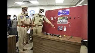 EAST ZONE TASKFORCE NABBED INTERSTATE AUTOMOBILE THEFT GANG/ANJANI KUMAR IPS CP HYD/TELUGU/HYDPOLICE
