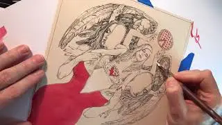 'Turn Down' An inking video by Scott M Fischer
