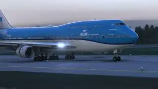 FS2020 Salty Boeing 747-800 Landing 2K