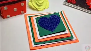 Pyramid Card Republic Day Theme🇮🇳 Tiranga Colour Card🇮🇳 Layer Card🇮🇳 Easy Card🇮🇳 #republicday #cards