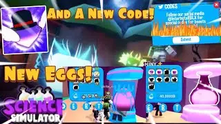 {Roblox Science Simulator} NEW BIG VALENTINES UPDATE 2 NEW EGGS AND A NEW CODE AND MORE!!!