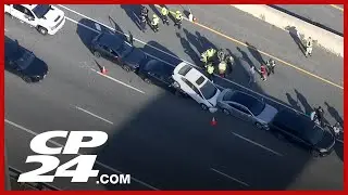 Multi-vehicle crash shutters traffic on Hwy. 403