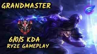 FNC.A MagiFelix (RYZE) vs VLADIMIR - 6/0/5 KDA MID GAMEPLAY - EUW Ranked GRANDMASTER