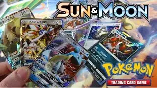 Japanese Sun Booster Box! Pokemon Sun and Moon opening