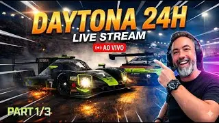 🔴LIVE - LARGADA - DAYTONA 24H Parte 1 !globaldata !simulacao