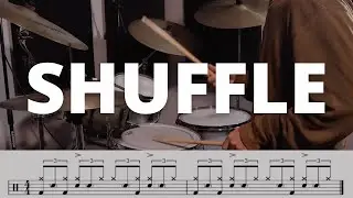 A CLASSIC Straight Ahead Shuffle - Quick Drum Lesson