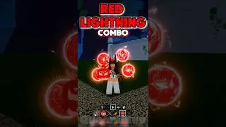RED LIGHTNING COMBO | #Shorts #bloxfruits #roblox #queenliiivv #onepiece