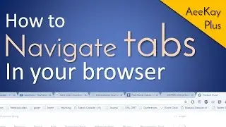 How to switch tabs in browser | Keyboard shortcut | Browsertips#1