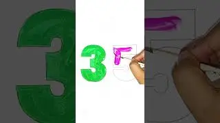 Easy way to write the number 35. Write the number 35.#kidslearning #earlylearning #learntowrite