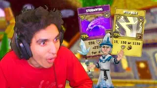 Wizard101 Cosmic (140) Storm PvP: Wrecking A Setter With STORMWING WILD BOLT Combo!