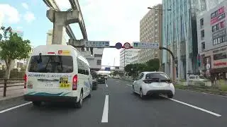 沖縄県_那覇市_ 泉崎交差点・ゆいレール（モノレール）・・・Yuirail・monorail・Naha・Okinawa(20250430)