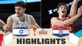 Israel 🇮🇱 v Croatia 🇭🇷 | Highlights | FIBA Basketball World Cup 2027 European Qualifiers