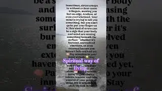 stress is not simple nervous system tension... #subconsciousmind #stressrelief #stress