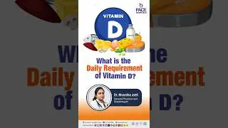 What is the Daily Requirement of Vitamin D? | Recommended Daily Intake of Vitamin D #vitamind
