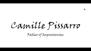 Art In Its Time - CAMILLE PISSARRO @ THE ASHMOLEAN, OXFORD