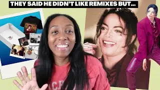 UNBOX Michael Jackson BOTDF merch with me + let’s have an honest chat about this REMIX album!!