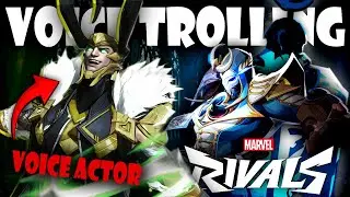 You want me to call you what!? (Voice Actor Trolls Marvel Rivals Voice Chat)